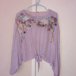 🌸Free People Floral Blouse